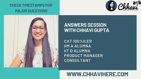 Answers Session #76 - Tips from 100%iler, IIMA Alum