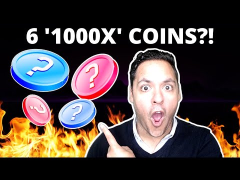   TOP 6 TINY 1000X CRYPTO COINS TO BE A MILLIONAIRE IN 2 YEARS URGENT