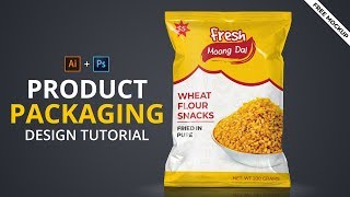 Product Packaging Design Tutorial in Illustrator | Illustrator 3D Packaging Design #Maxpoint_Hridoy