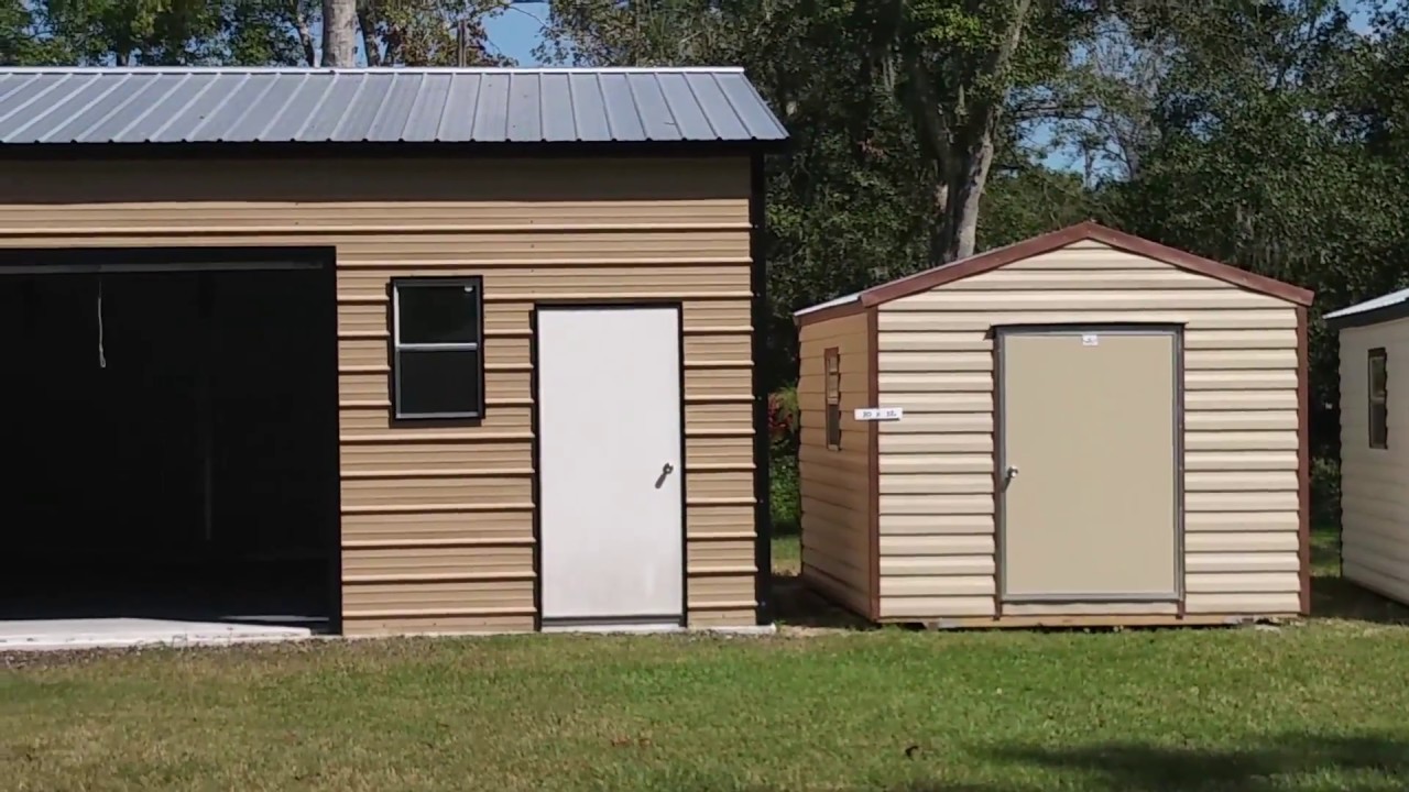 Portable Buildings, Wooden &amp; Wood Storage Sheds, Garage 