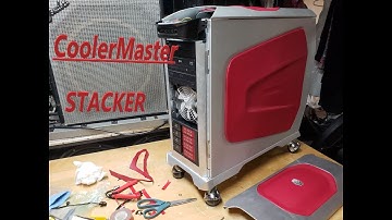 Cooler Master STACKER: modding and restoring a decade old gaming PC with RED leather