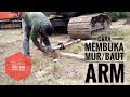 Cara buka baut/mur beko, repair seal arm/boom/baket. tips dengan mudah buka mur yg kuat