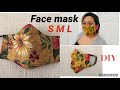 TIPS Para Hacer Mascarillas de VariosTamaños Facil y Rapido-  HOMEMADE CLOTH FACE MASK DIY