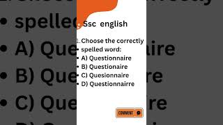 Day 1 spelling correction 🎓#youtube#ytshorts #ssc#motivation #english#aspirantvibes