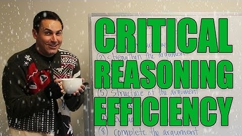 GMAT Tuesday: Critical Reasoning Strategies - Efficiency