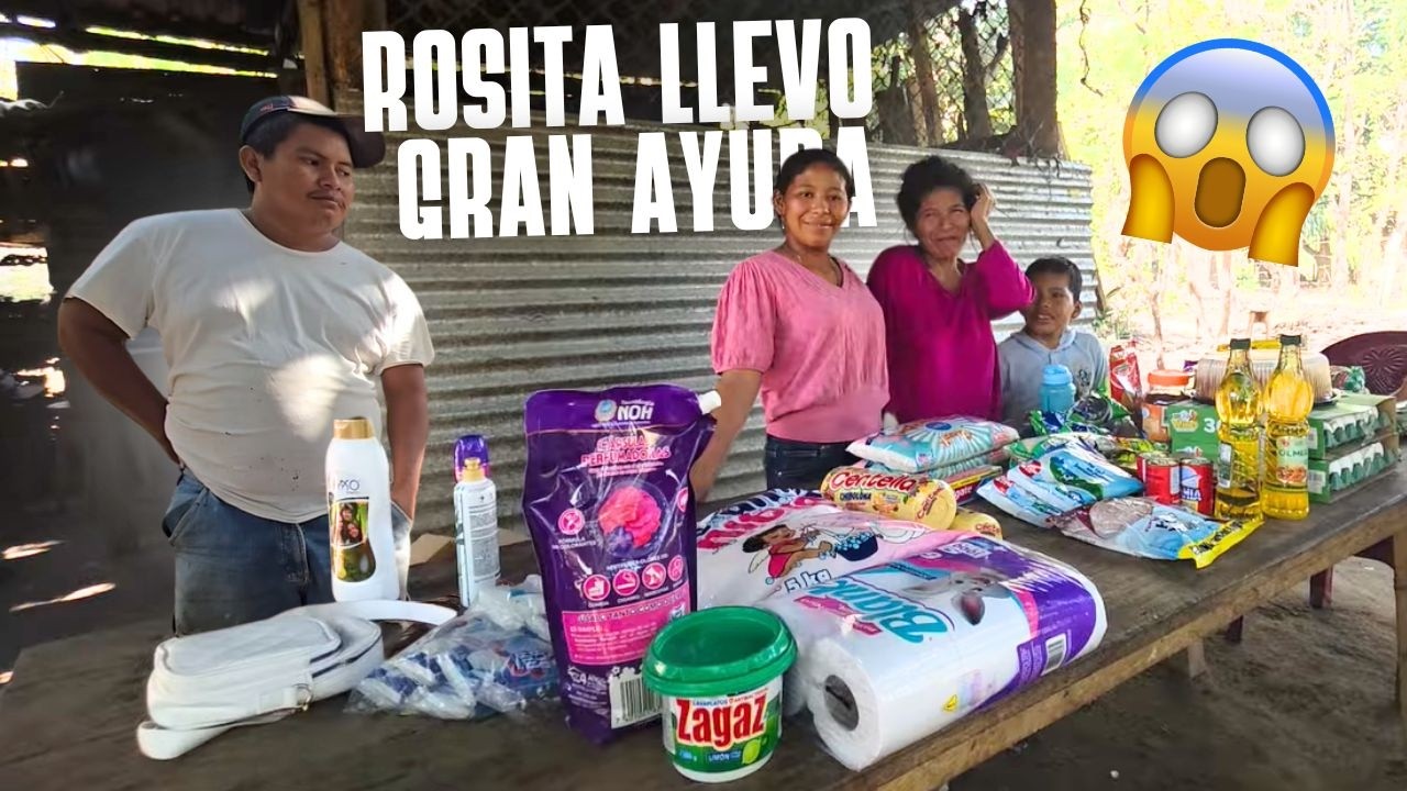 Vean todo EL SUPER QUE COMPRO ROSA PARA SU FAMILIA😱a Don Juan le brillar0n los ojos cuando vio todo😡