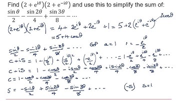 OCR Pure Core: Complex numbers 6-5