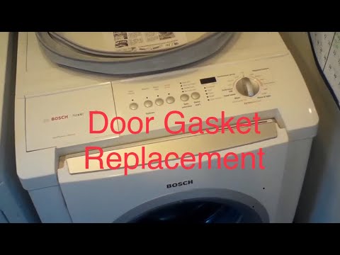 Bosch Front Load Washing Machine Door Gasket How To Install