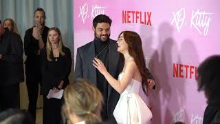 Noah Centineo & Anna Cathcart Arrive at ‘XO, Kitty’ Netflix Premiere