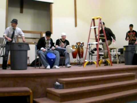 Bethesda Drummers "Cans Vs. Stools"