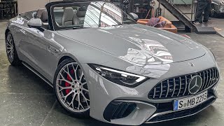 ALL NEW 2022 Mercedes SL55 AMG V8! First Look Review 2022 SL \& Walkaround Mercedes Benz SL55