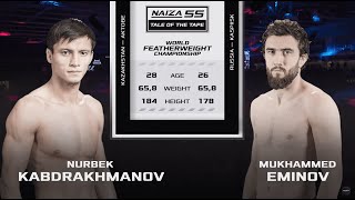 ПРЕРВАЛ БЕСПРОИГРЫШНУЮ СЕРИЮ ЧЕМПИОНА FIGHT NIGHTS!  Mukhammed Eminov vs Nurbek Kabdrakhmanov