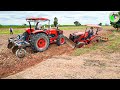 @Best TECHNIQUE And PROCESSING Of A CASSAVA Plantation Plow By Two Kubota M108S And M6040 Tractors