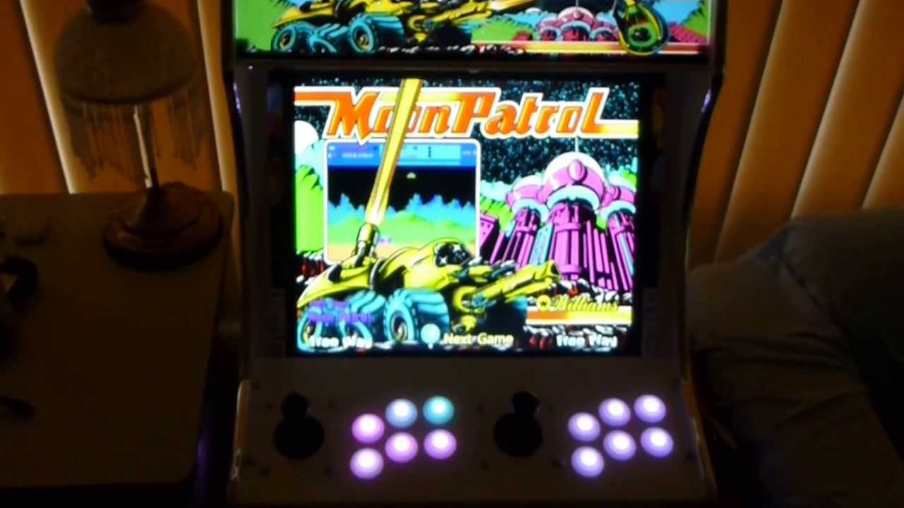 Moon Patrol Cabinet Powered By Hyperspin Youtube