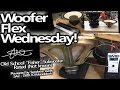 Woofer Flex Wednesday - Crazy Excursion on 50 Watts - Classic 1980's Fisher 15" Subwoofer - Slo Mo