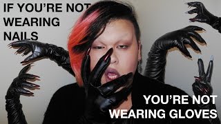 DIY Nail Gloves | IF YOU'RE NOT WEARING NAILS... DIY Nail Gloves | IF YOU'RE NOT WEARING NAILS...