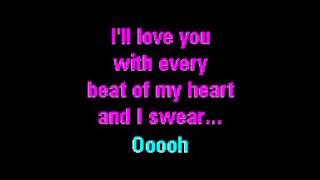 All 4 one - i swear - Karaoke con coros