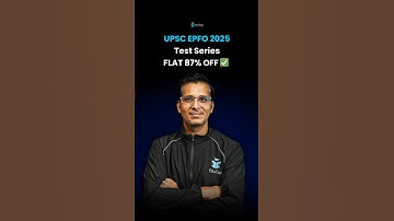 UPSC EPFO 2025 Test Series | UPSC EPFO Online Course | UPSC EPFO MCQs/ Questions | EPFO Preparation