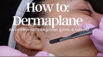 HOW TO DERMAPLANE| Beginner