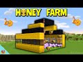 SUPER EASY Honey Bee Farm for Minecraft ( BEST DESIGN! )