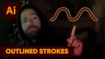 How to add an outline to a stroke in Adobe Illustrator