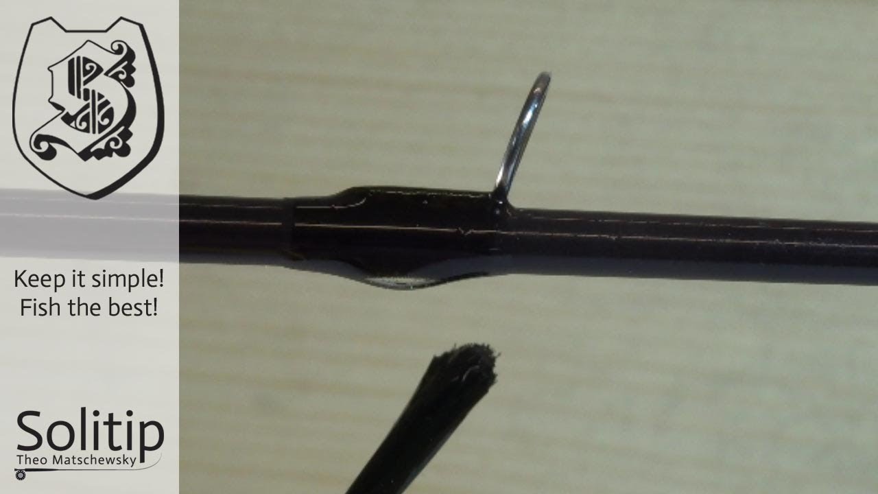 Genialer Trick eine schlanke Lackierung bei Rutenwicklungen hinzubekommen