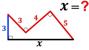 Can you find the length X? | (Justify) | #math #maths | #geometry