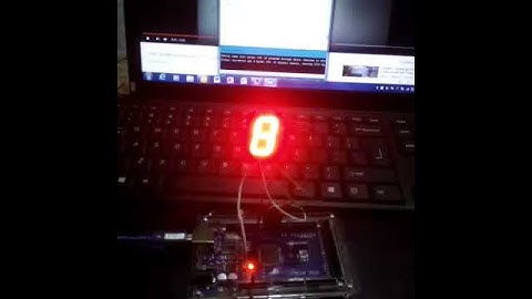 Điều khiển led 7 đoạn với arduino mega!