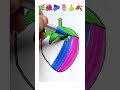 Easy colourful drawing 🌿🌺🌷🌷🍐🍂#satisfying #art #viralvideo #short #brushpen #colouring