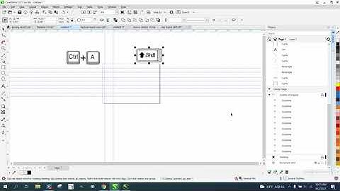 Corel Draw Tips & Tricks Remove Indexing or Guide Lines Part 2 Object Docker