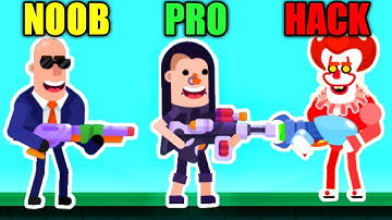 NOOB vs. PRO vs. HACKER "Hitmasters" best Gameplay | ShiZuff