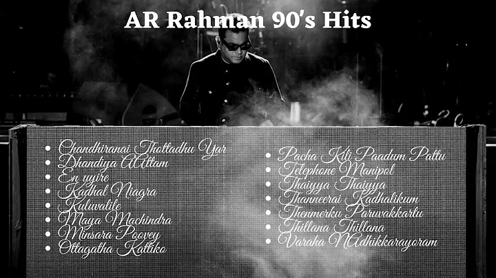 AR Rahman 90's Tamil Hits| Tamil Songs| ARR Playlist| #arrahman