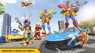 Bunny Jeep Robot Game: Robot Transforming Games Kinatic Games Android Gameplay 1 screenshot 5