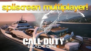 [TTB] Black Ops II Multiplayer Splitscreen Intense Action! HIJACKED - All About the Connection!