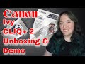 Canon Ivy CLIQ+2 Unboxing, Demo and Review | Instant Camera and Sticker Photo Printer