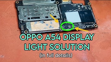 OPPO A54 DISPLAY LIGHT SOLUTION  || DISPLAY BLINKING SOLUTION