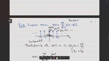 9.5 Example 4 for CTFT: Periodic Impulse Train
