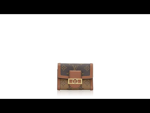 Dauphine Compact Wallet Reverse Monogram – Keeks Designer Handbags