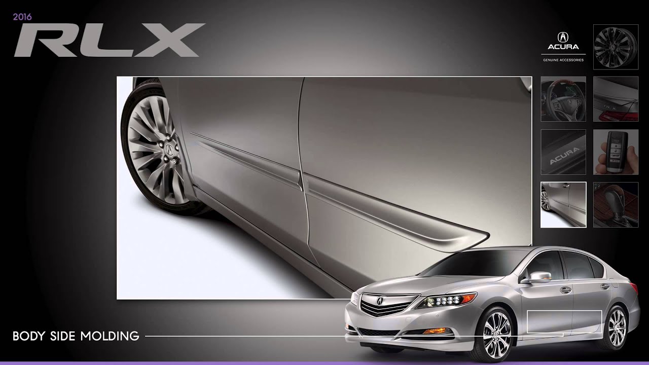 acura 2016 rlx genuine acura accessories youtube