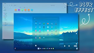 Give Your PC a Cool Blur Effect With This Easy Trick!