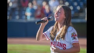 Victoria Anthony - Singing The American Canadian National Anthems