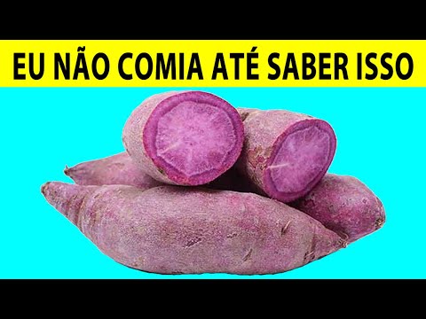 Vídeo: Batatas roxas extremamente saudáveis