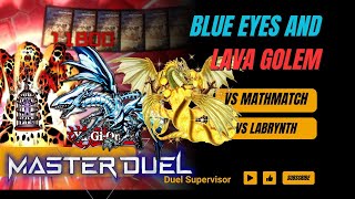 Blue Eyes and Lava Golem Is Good, Never Give Up Battle [Yugioh! Master Duel]