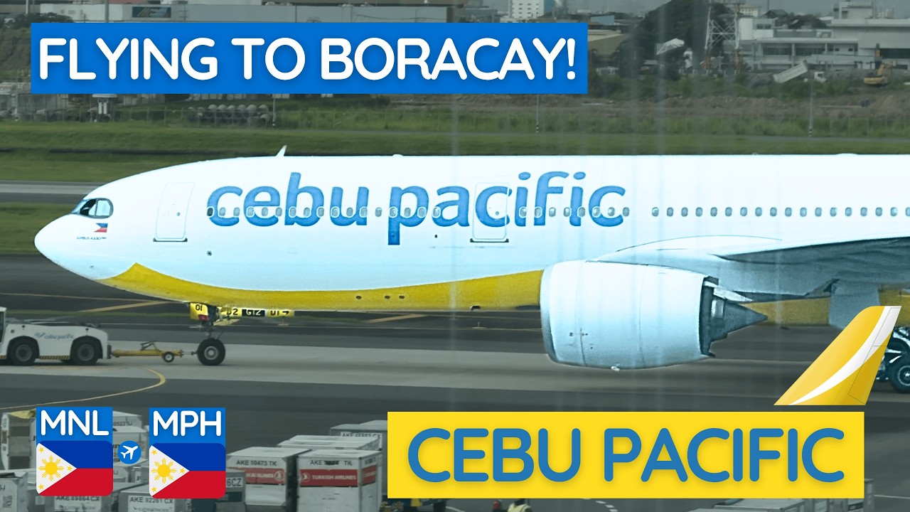 Перелет из Терминала 3 NAIA на Боракай с Cebu Pacific! Полное погружение в атмосферу полета