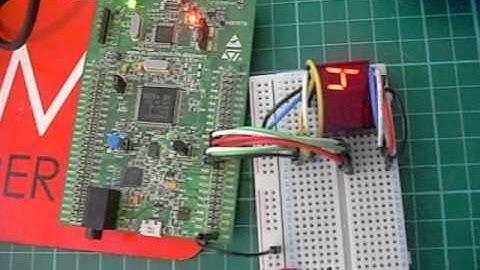 7 Segment LED Display Driven by STM32F4 Discovery GPIO pins