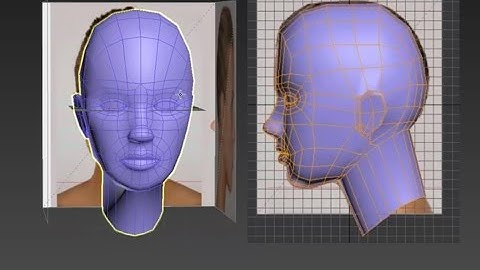 Class lecture: Autodesk 3ds Max 3D head modeling from box