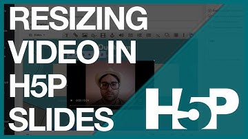 H5P presentation - How to resize video in H5P slide