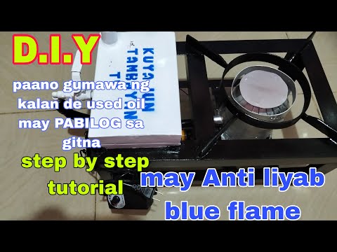 PAANO GUMAWA NG KALAN DE USED OIL 5 DIAMETER CHAMBER WITH ANTI LIYAB STEP BY STEP TUTORIAL.
