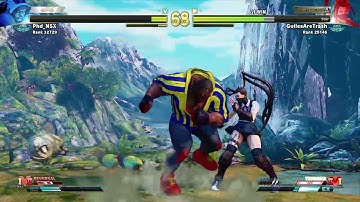 SFV rage quit (Phd_NSX) C tier makes Bullfrog quit xD !!!