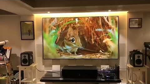 XY Ultra Thin Frame ALR UST Projector Screen ZHK100B-PET Crystal